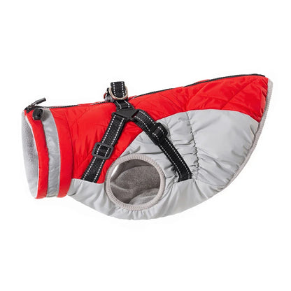 Waterproof Pet Jacket With Harness