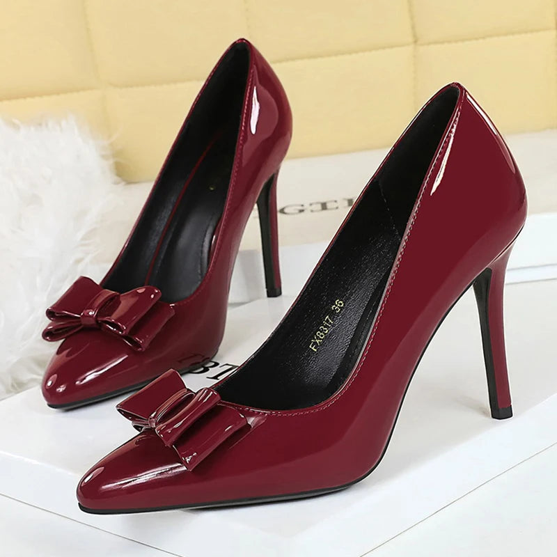 High Heels Lady Korean Style Fashions Toe Shoes