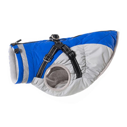 Waterproof Pet Jacket With Harness